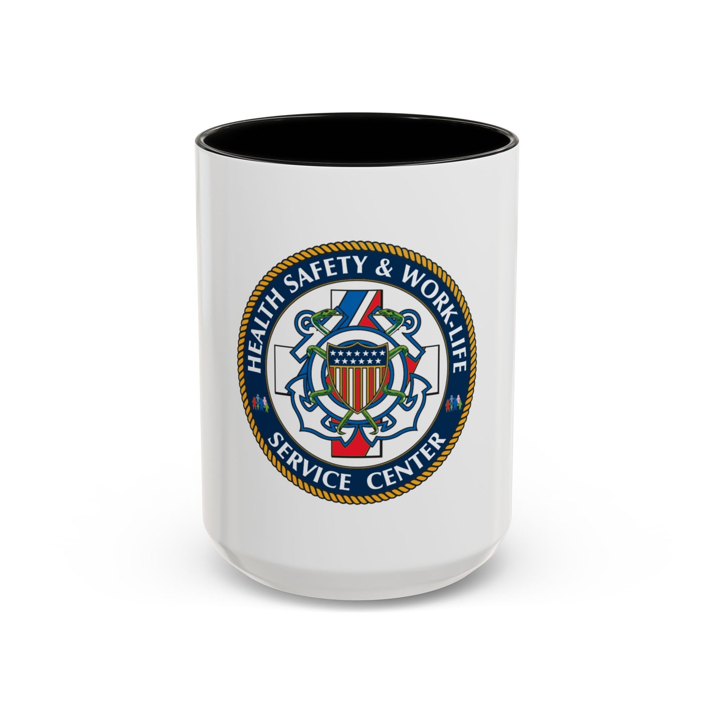 HSWL Service Center (U.S. Coast Guard) Accent Coffee Mug