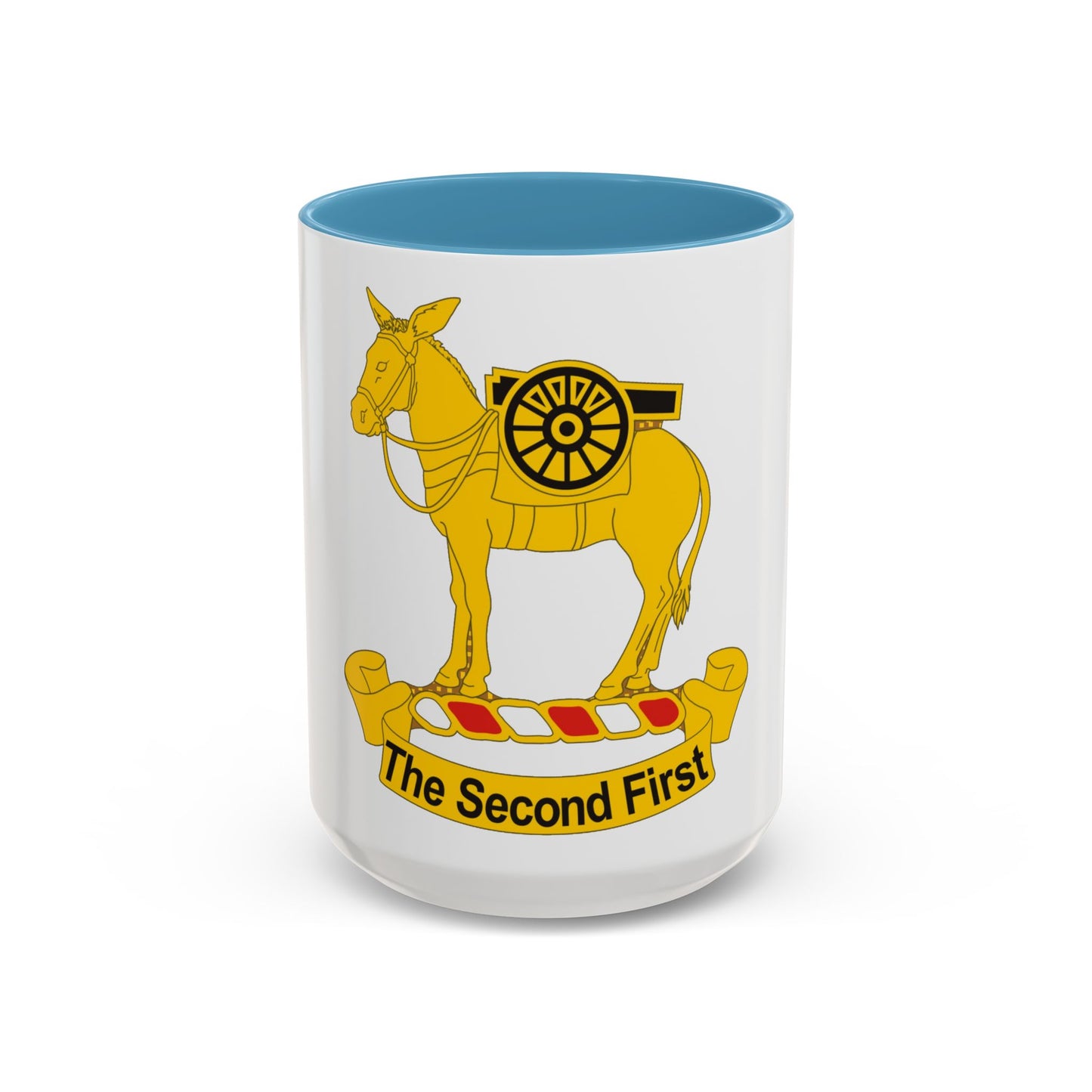 2nd Field Artillery Regiment (U.S. Army) Accent Coffee Mug