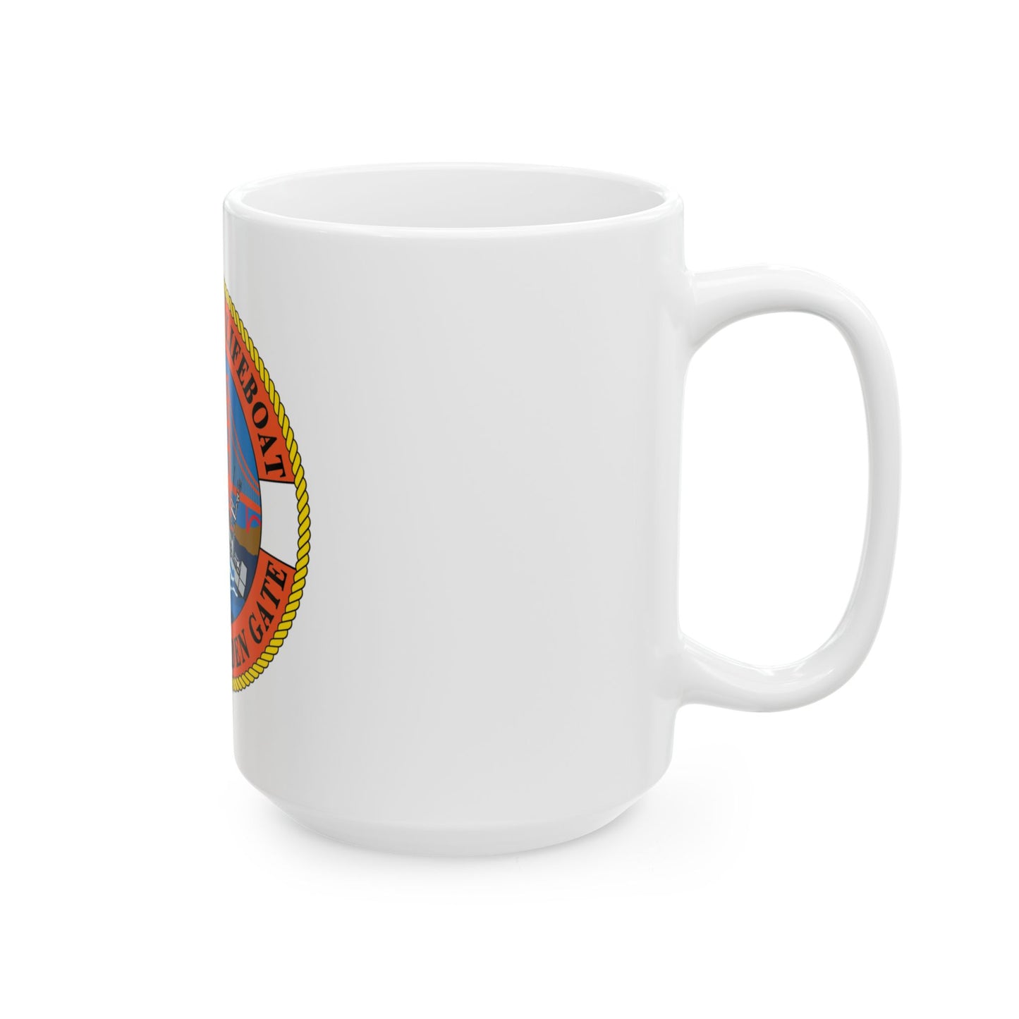 USCG Motor Lifeboat Station Golden Gate (U.S. Coast Guard) White Coffee Mug