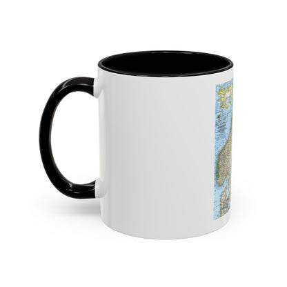 Scandinavia (1963) (Map) Accent Coffee Mug