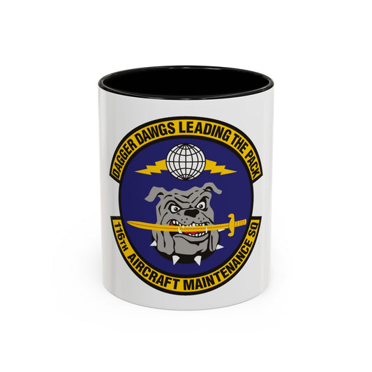 116th Aircraft Maintenance Squadron (U.S. Air Force) Accent Coffee Mug