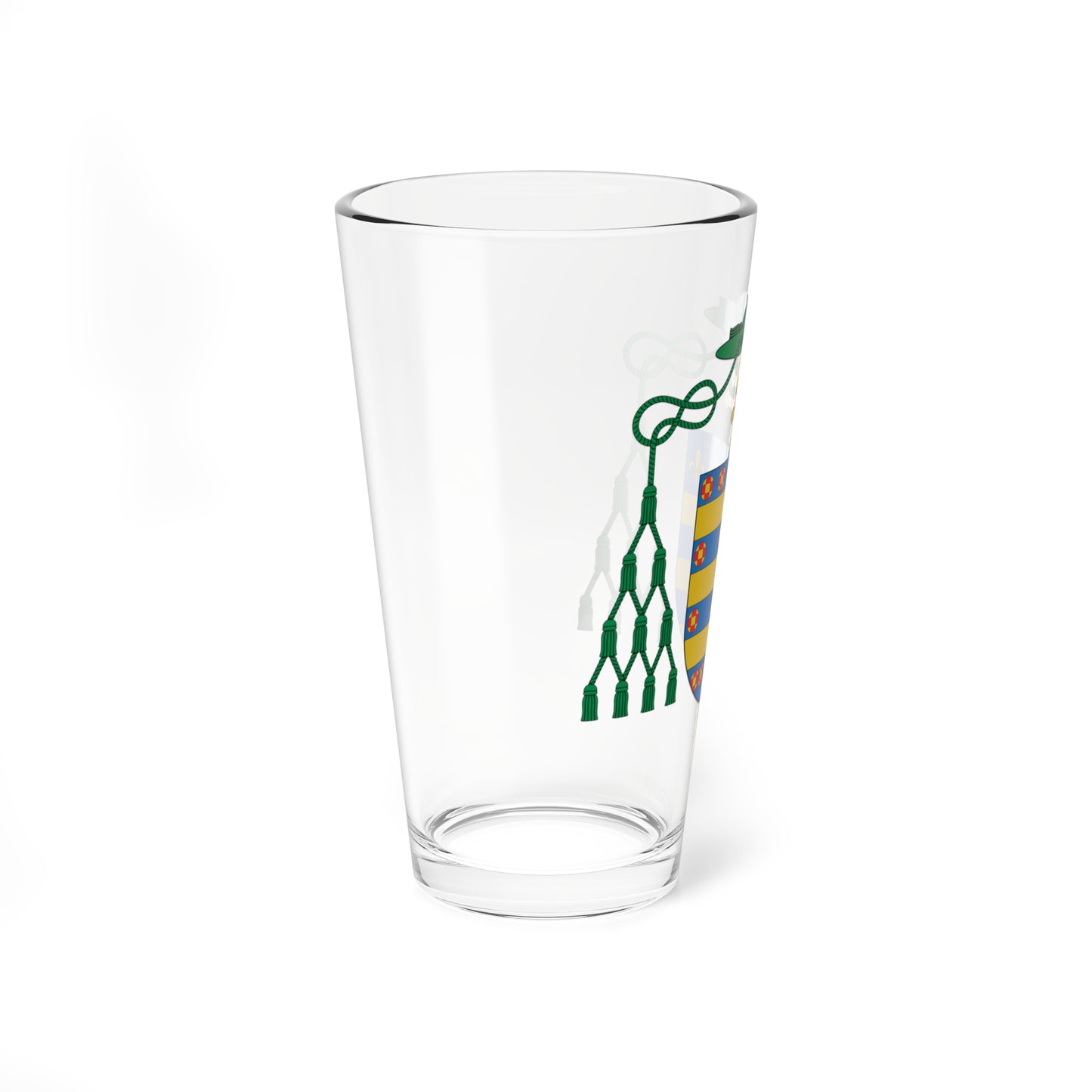 Escudo de Fernando Valdés y Llano (Spain) (Coat of Arms) Pint Glass 16oz