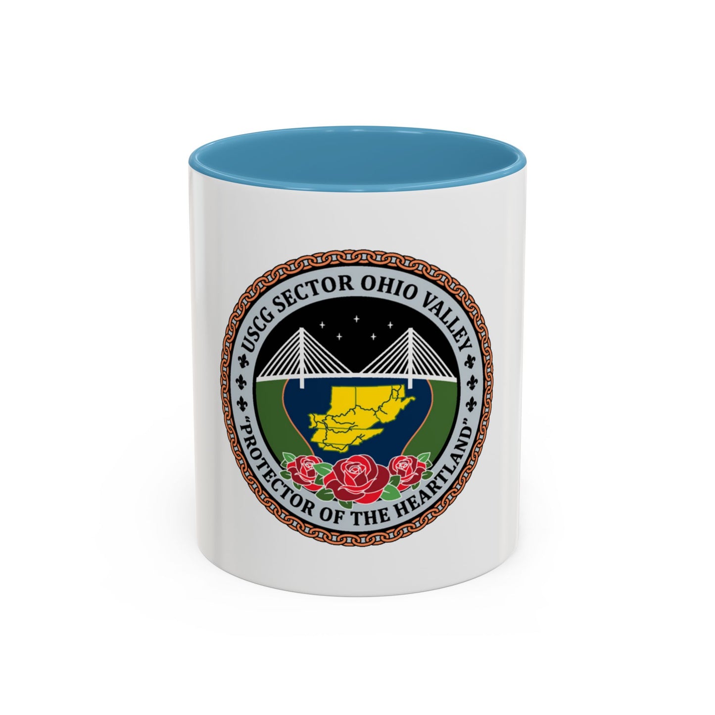 USCG SECTOR OHIO VALLEY (U.S. Coast Guard) Accent Coffee Mug