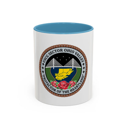 USCG SECTOR OHIO VALLEY (U.S. Coast Guard) Accent Coffee Mug