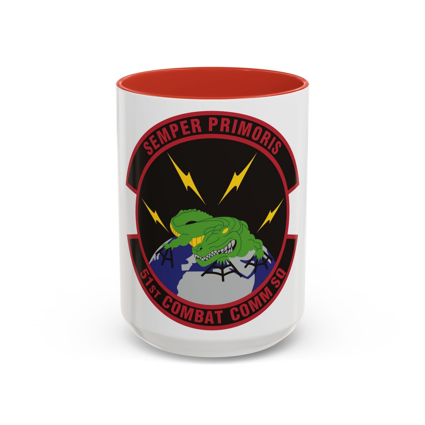 51 Combat Communications Squadron ACC (U.S. Air Force) Accent Coffee Mug