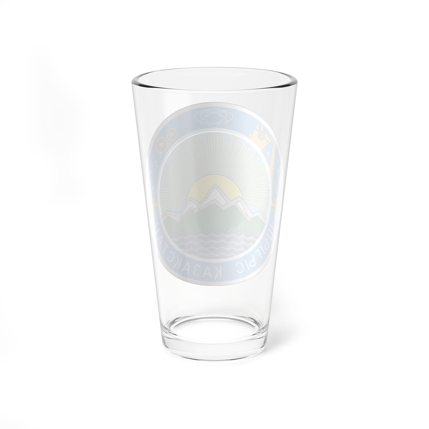 Coats of arms of East Kazakhstan Province (Kazakhstan) (Coat of Arms) Pint Glass 16oz