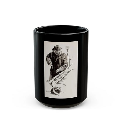 Frankincense and Murder - Black Coffee Mug-15oz-Go Mug Yourself