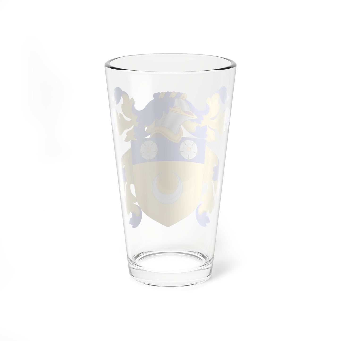 Coat of Arms of William Hooper (United States) (Coat of Arms) Pint Glass 16oz