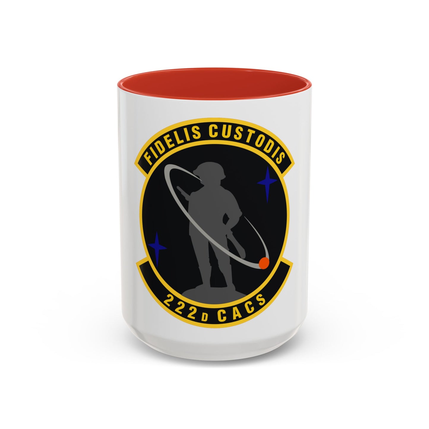 222d Command & Control Squadron (U.S. Air Force) Accent Coffee Mug