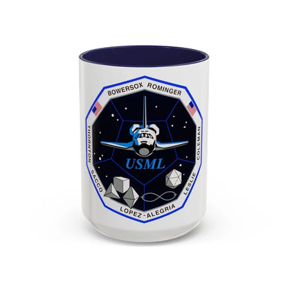 STS 73 (NASA) Accent Coffee Mug-15oz-Navy-Go Mug Yourself