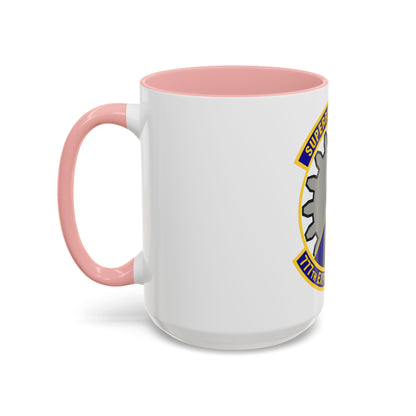 777th Expeditionary Prime Base Engineer Emergency Force Squadron (U.S. Air Force) Accent Coffee Mug
