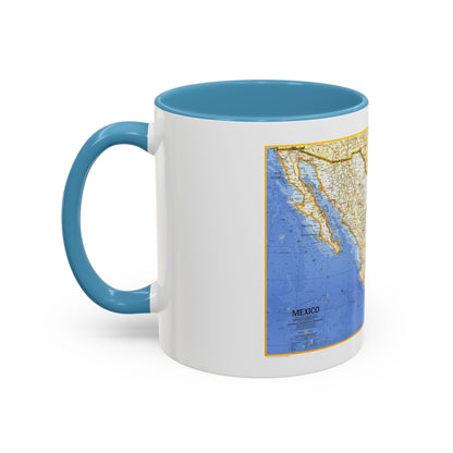 Central America - Mexico (1973) (Map) Accent Coffee Mug