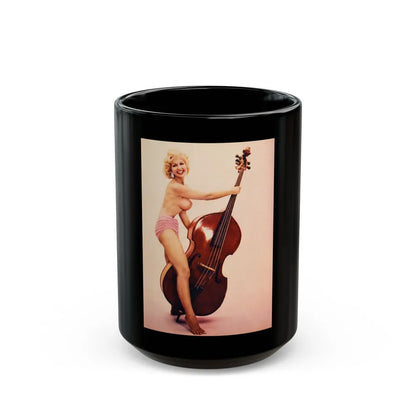 Greta Thyssen #97 1 (Vintage Female Icon) Black Coffee Mug-15oz-Go Mug Yourself