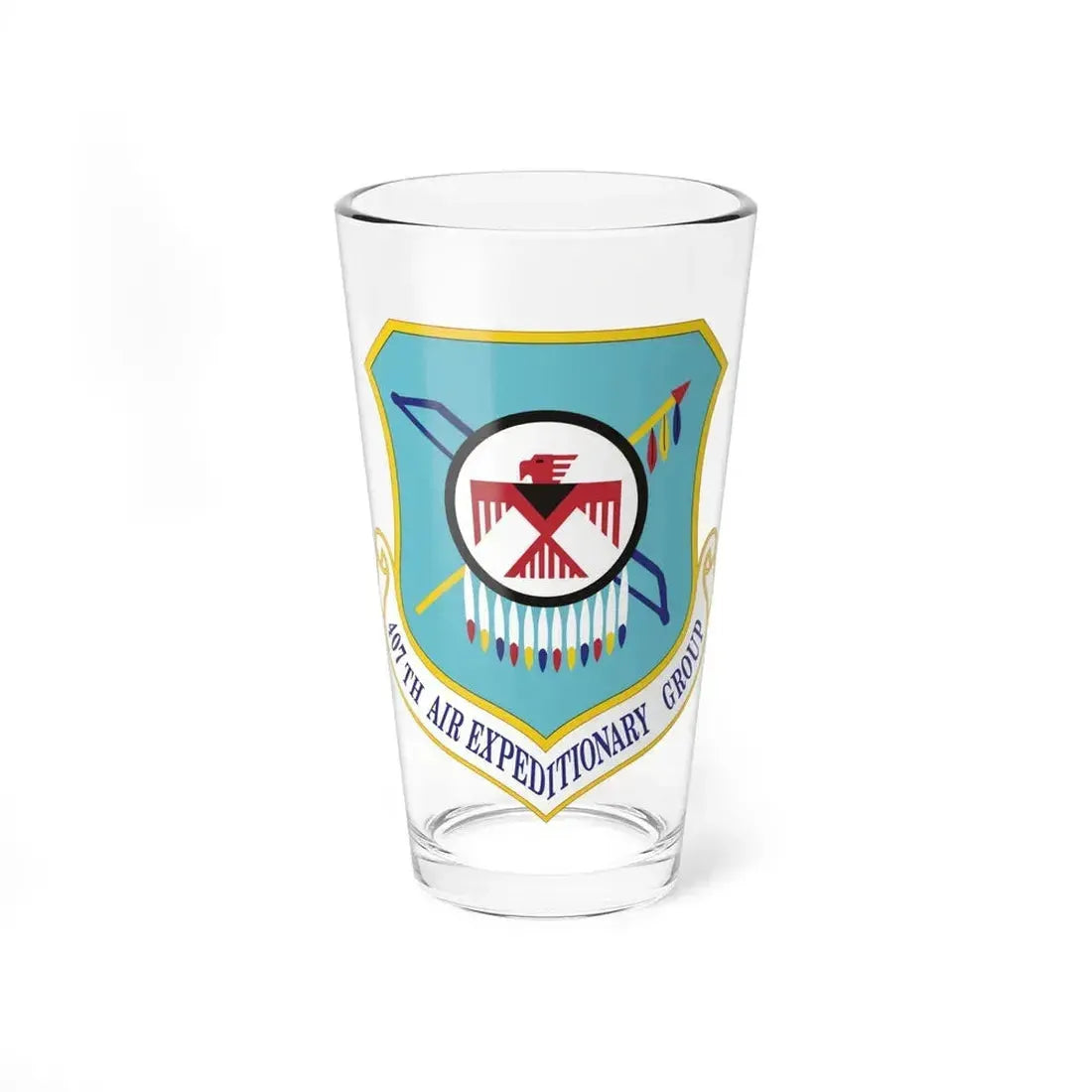 407th Air Expeditionary Group (U.S. Air Force) Pint Glass 16oz 16oz - Go Mug Yourself