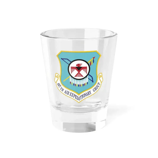 407th Air Expeditionary Group (U.S. Air Force) Shot Glass 1.5oz 1.5oz - Go Mug Yourself