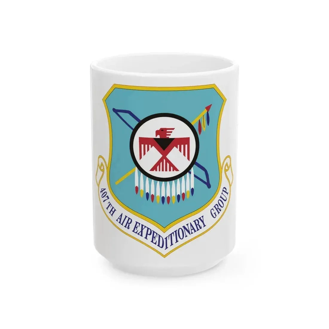 407th Air Expeditionary Group (U.S. Air Force) White Coffee Mug - Go Mug Yourself