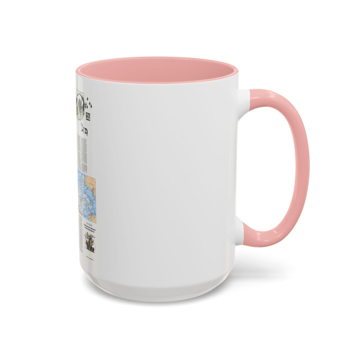 Canada - Medley of People (1979) (Map) Accent Coffee Mug