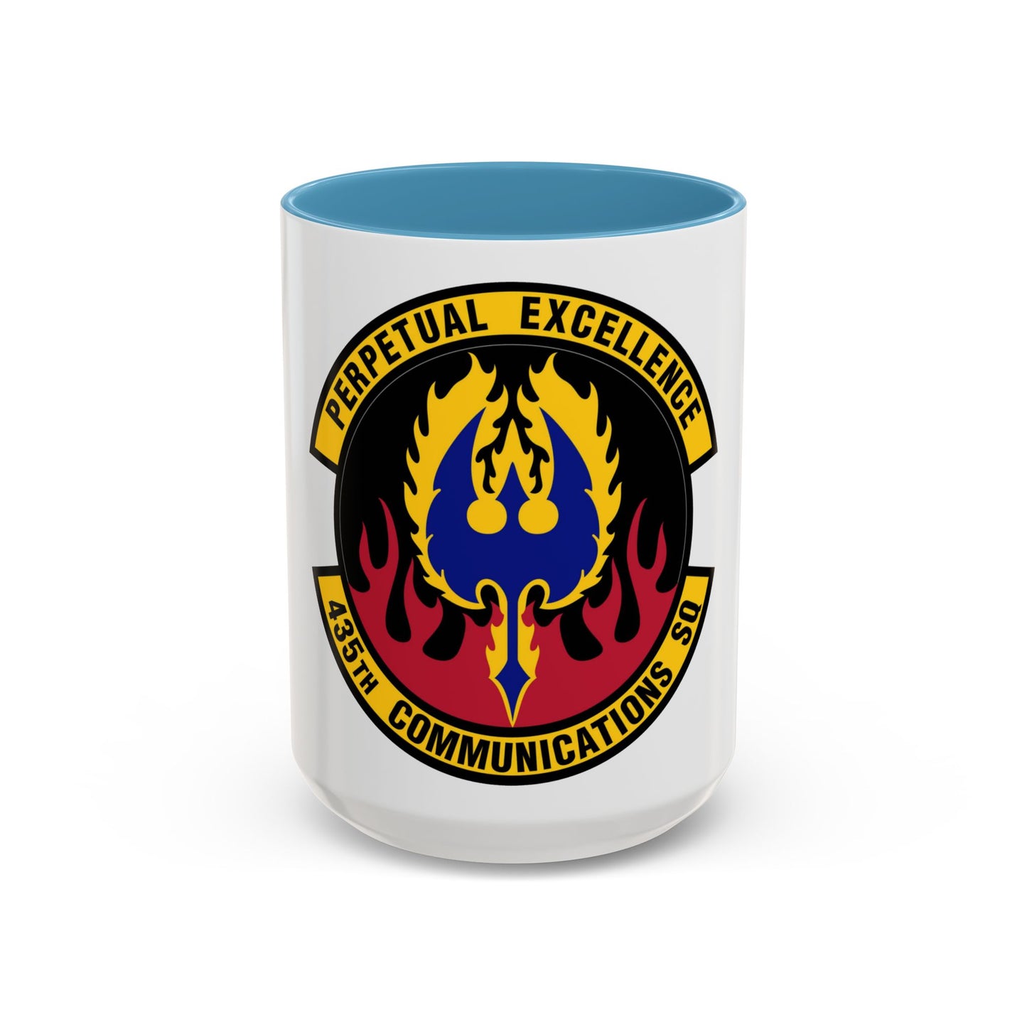 435th Communications Squadron (U.S. Air Force) Accent Coffee Mug