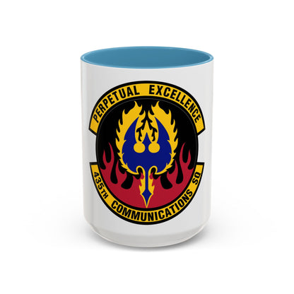 435th Communications Squadron (U.S. Air Force) Accent Coffee Mug