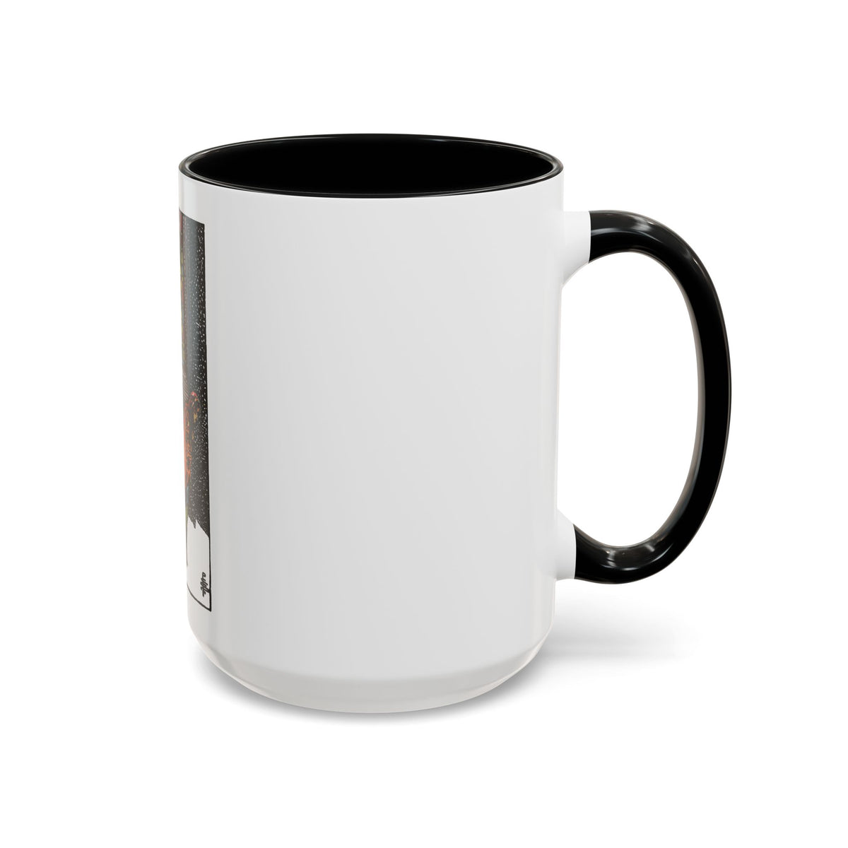 The 5 of Pentacles (Tarot Card) Accent Coffee Mug