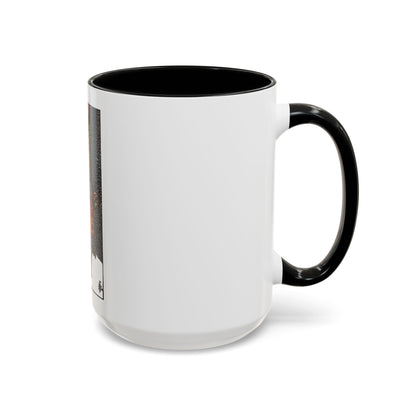 The 5 of Pentacles (Tarot Card) Accent Coffee Mug
