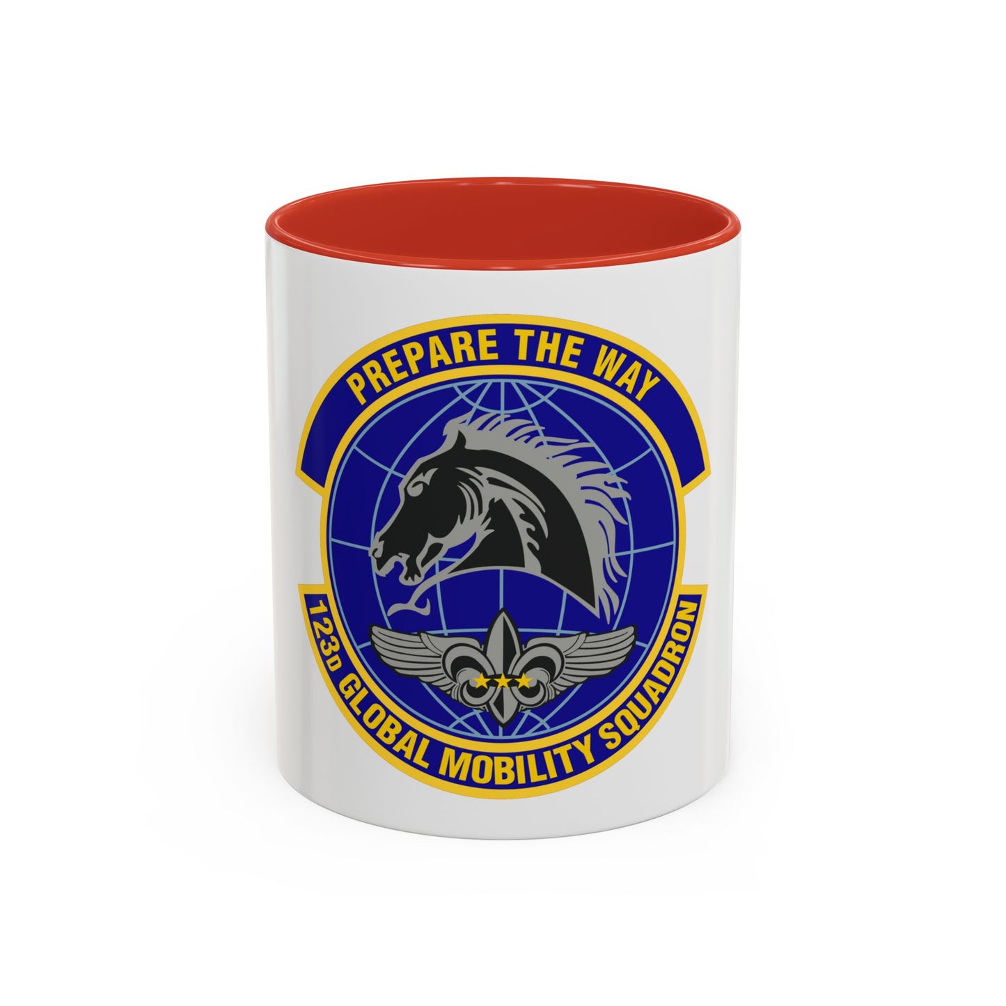 123d Global Mobility Squadron (U.S. Air Force) Accent Coffee Mug