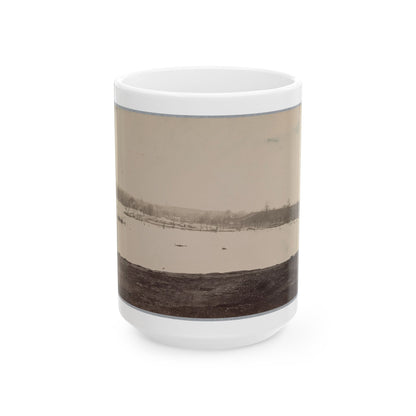 Belle Isle, James River, Richmond, Va., April, 1865 (U.S. Civil War) White Coffee Mug