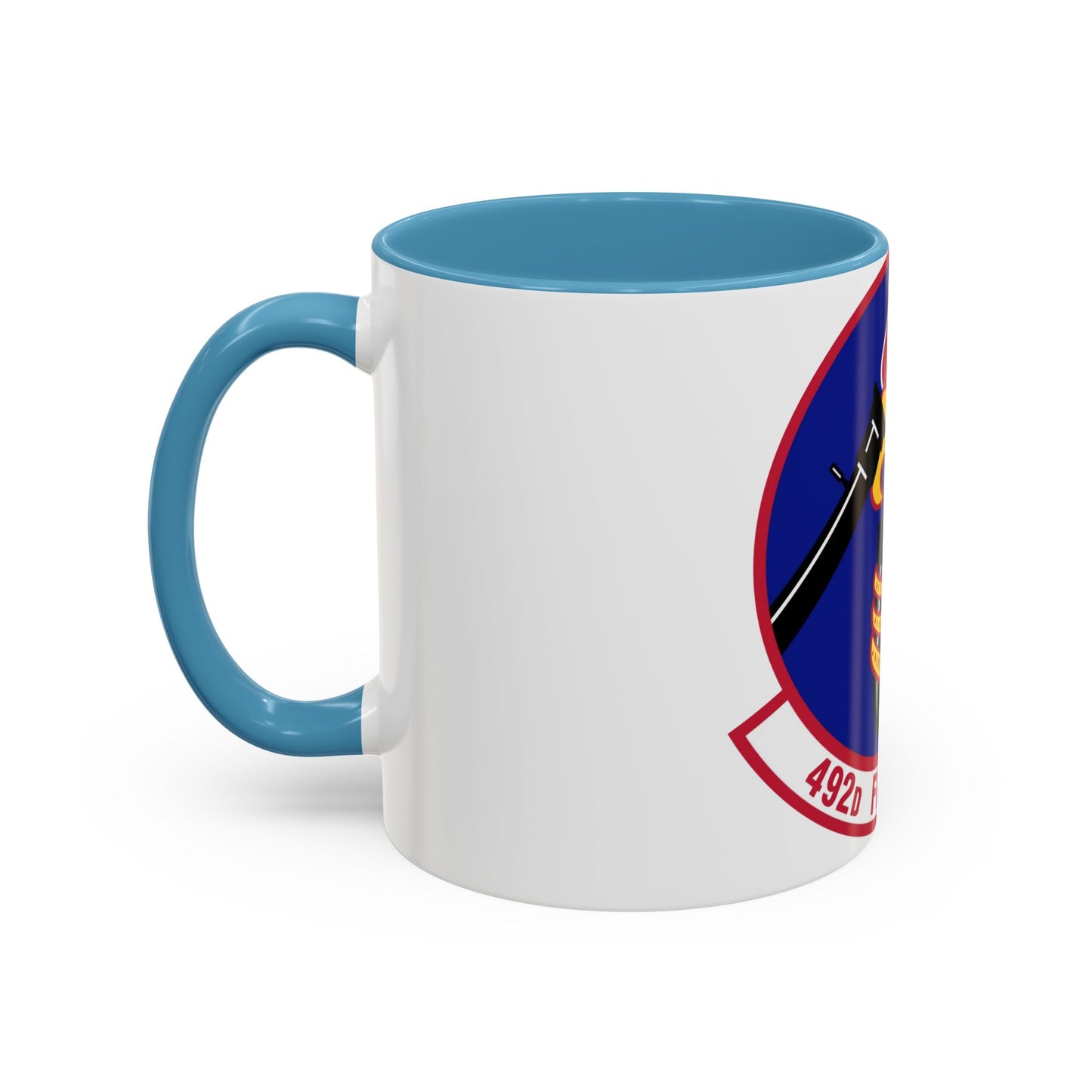 492d Fighter Squadron (U.S. Air Force) Accent Coffee Mug