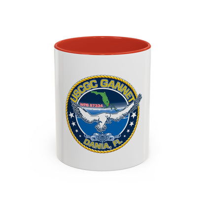USCGC Gannet Dania FL (U.S. Coast Guard) Accent Coffee Mug