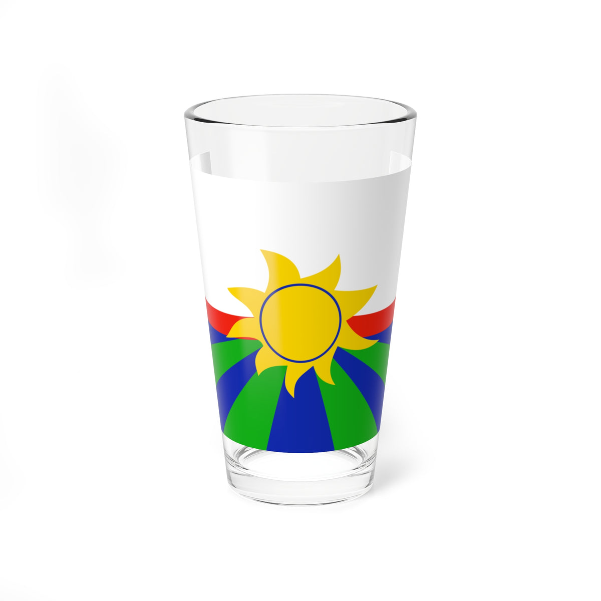 Bandera del Municipio Esteller (Venezuela) Pint Glass 16oz