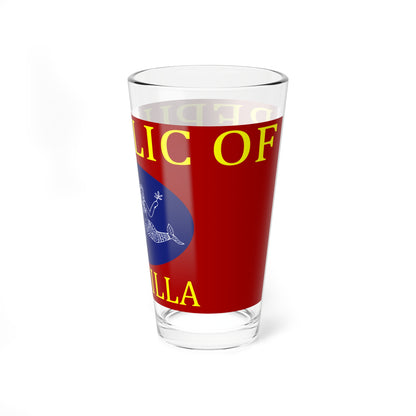 Flag of Anguilla 1967 (United Kingdom) Pint Glass 16oz