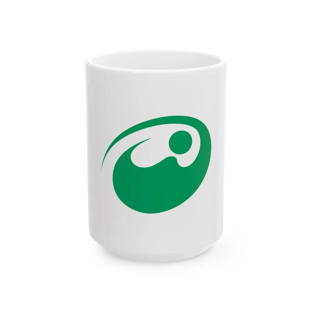 Flag of Nishitokyo Tokyo Japan - White Coffee Mug-15oz-Go Mug Yourself