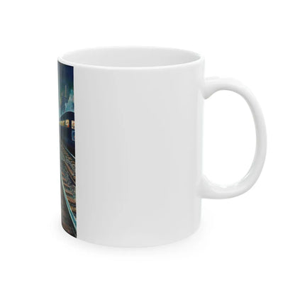 Entering the Station - White Coffee Mug-Go Mug Yourself