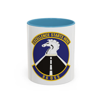 86th Operations Support Squadron (U.S. Air Force) Accent Coffee Mug