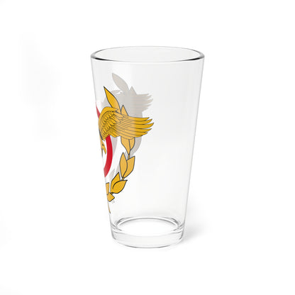 Emblem of the Syrian Arab Air Force (Syria) (Coat of Arms) Pint Glass 16oz