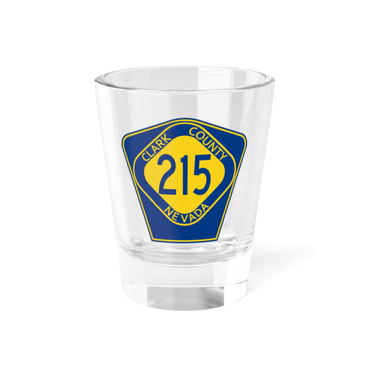 Clark County Route 215 NV (Nevada) (Road Sign) Shot Glass 1.5oz