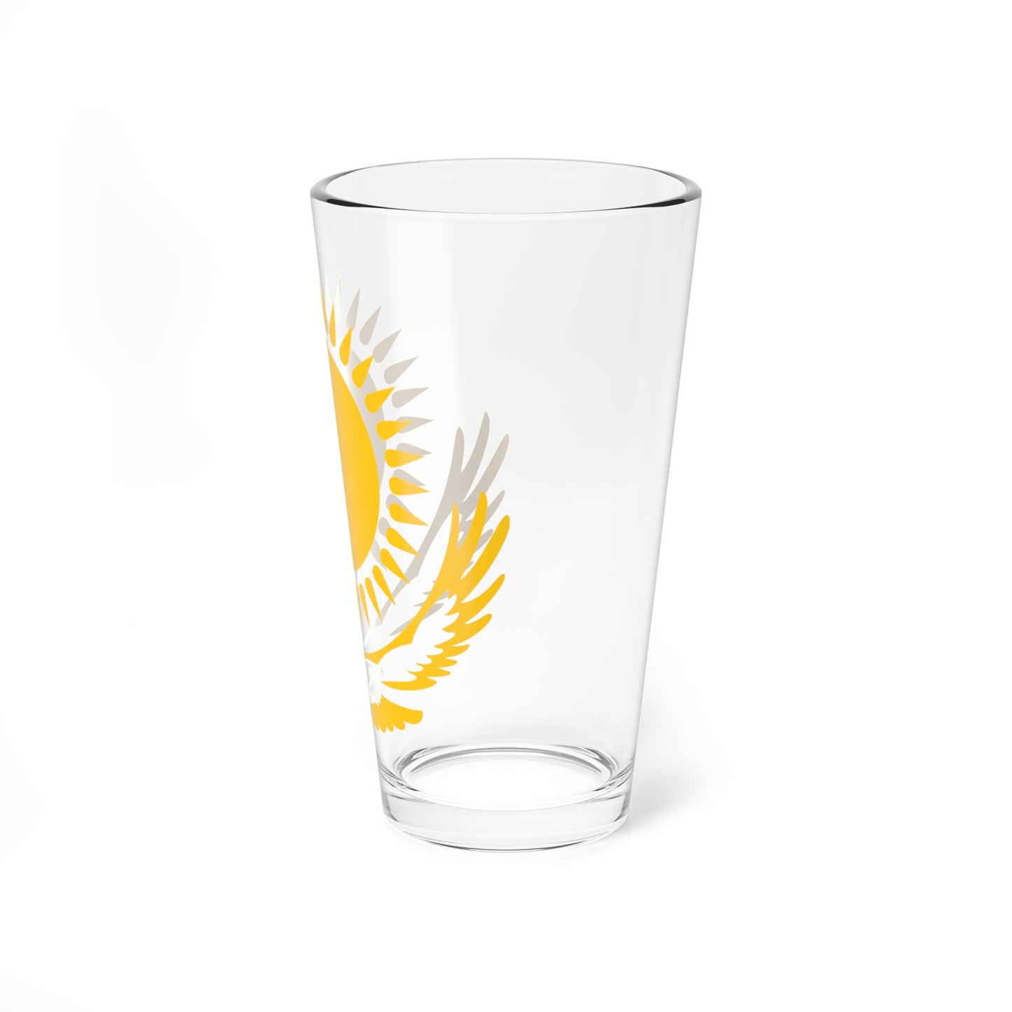 Sun and Eagle (Kazakhstan) (Coat of Arms) Pint Glass 16oz