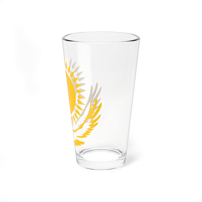 Sun and Eagle (Kazakhstan) (Coat of Arms) Pint Glass 16oz