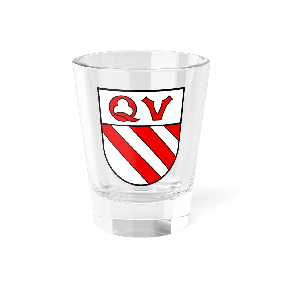 CHE Quinto COA (Switzerland) (Coat of Arms) Shot Glass 1.5oz
