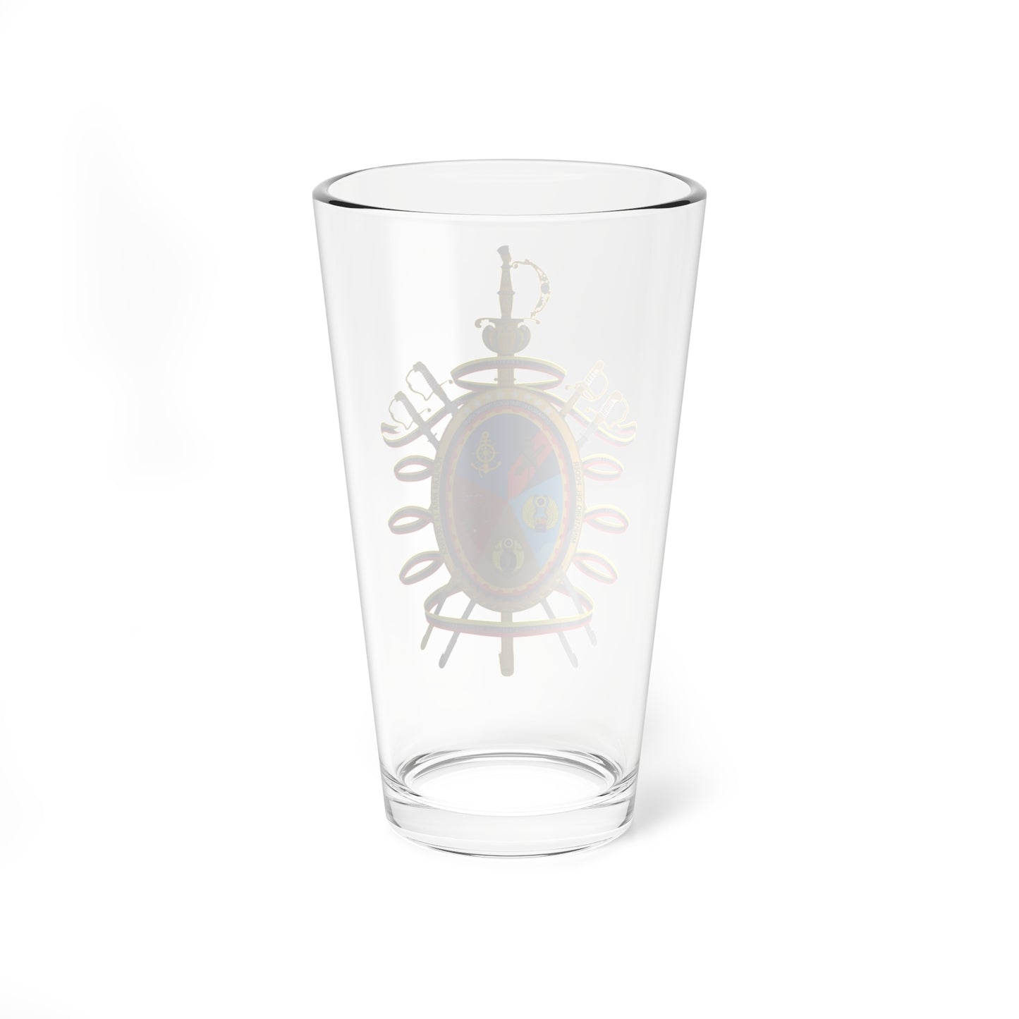 Seal of the Ministry of Peoples Power for Defense (Venezuela) (Coat of Arms) Pint Glass 16oz