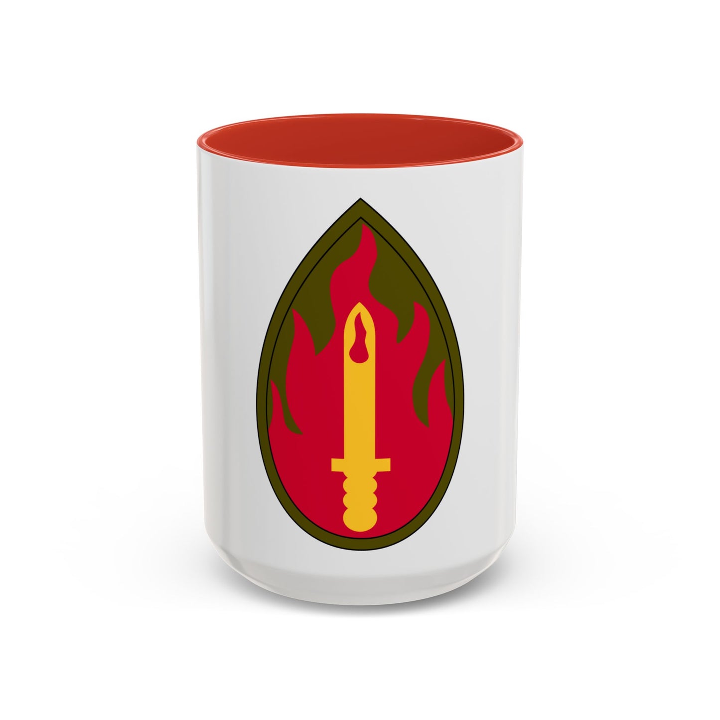 63rd Infantry Division SSI (U.S. Army) Accent Coffee Mug