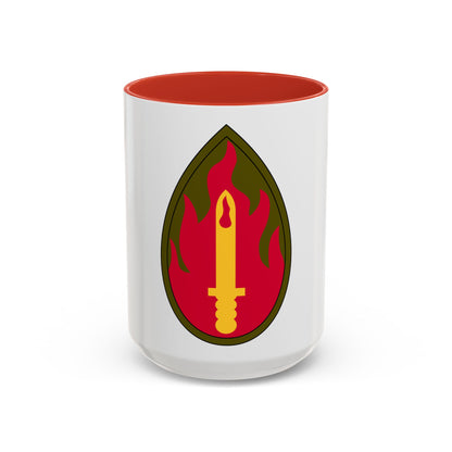 63rd Infantry Division SSI (U.S. Army) Accent Coffee Mug
