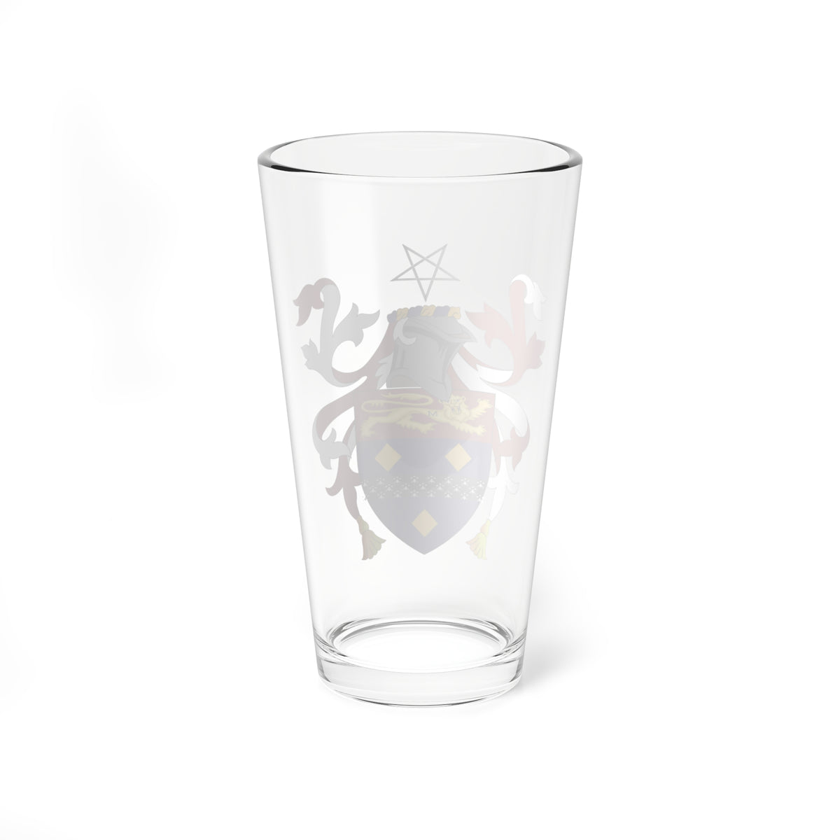 Regius Professor Physic Cantab (England) (Coat of Arms) Pint Glass 16oz