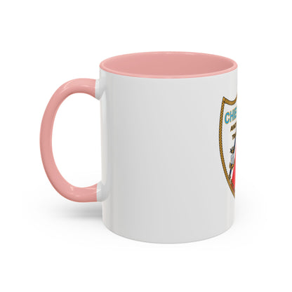 Chiefs Mess ATTC USCGC Elizabeth City NC (U.S. Coast Guard) Accent Coffee Mug