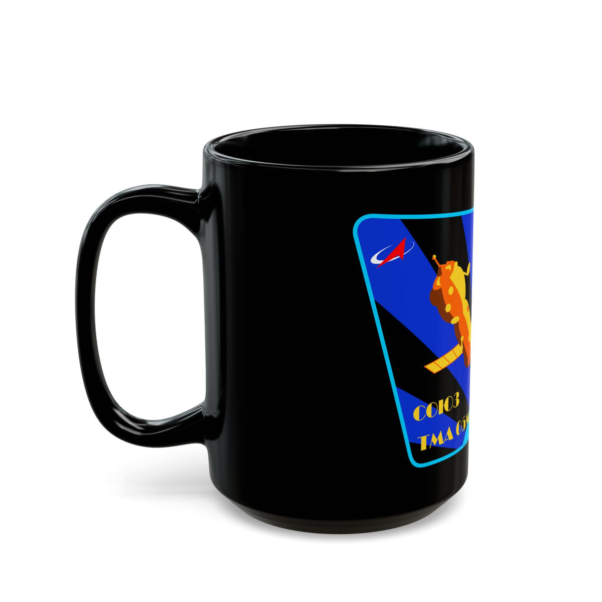 Soyuz TMA-05M (Soyuz Programme) Black Coffee Mug