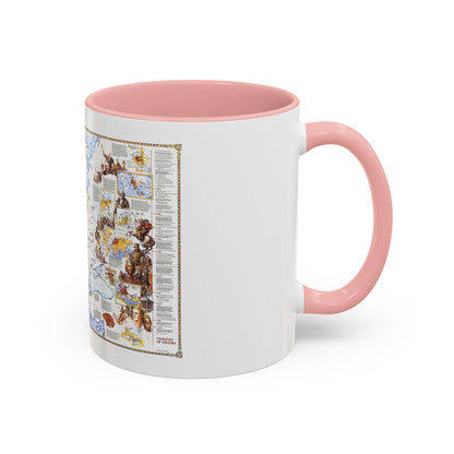 Europe - History The Major Turning Points (1983) (Map) Accent Coffee Mug