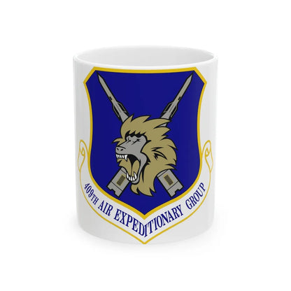 409th Air Expeditionary Group (U.S. Air Force) White Coffee Mug-11oz-Go Mug Yourself