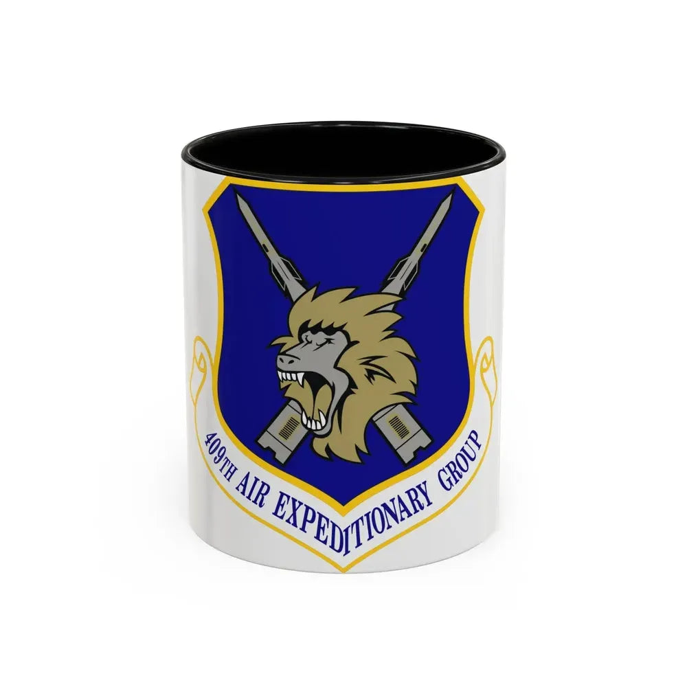 409th Air Expeditionary Group (U.S. Air Force) Accent Coffee Mug 11oz Black - Go Mug Yourself