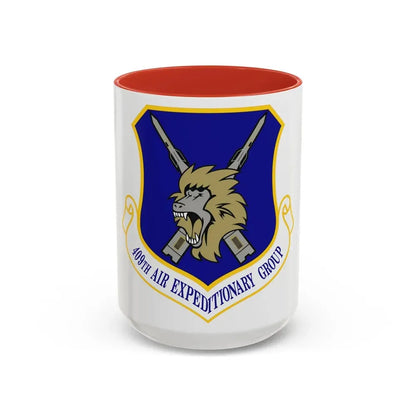 409th Air Expeditionary Group (U.S. Air Force) Accent Coffee Mug 15oz Red - Go Mug Yourself