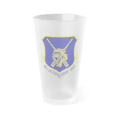 409th Air Expeditionary Group (U.S. Air Force) Frosted Pint Glass 16oz Default Title - Go Mug Yourself